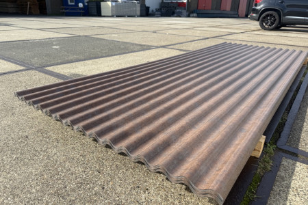 Nieuw golfplaten Corten-Look!