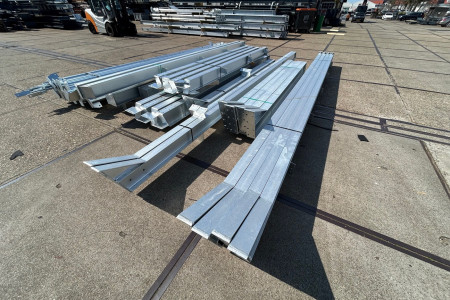 10.00 x 25.00 meter (250m2) kapschuur model